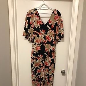 Jumpsuit with a  flower pattern